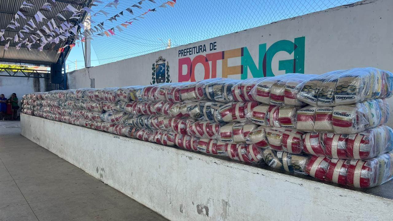 Potengi alcança marca de 570 cestas básicas entregues a famílias do município