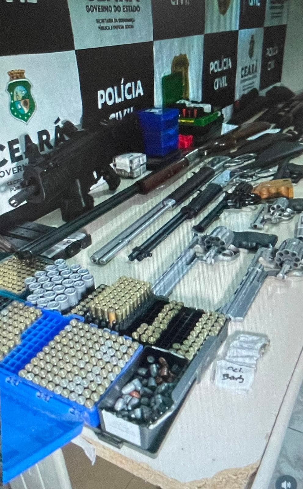 Operação Sentinela apreende 18 armas e prende 5 no Ceará