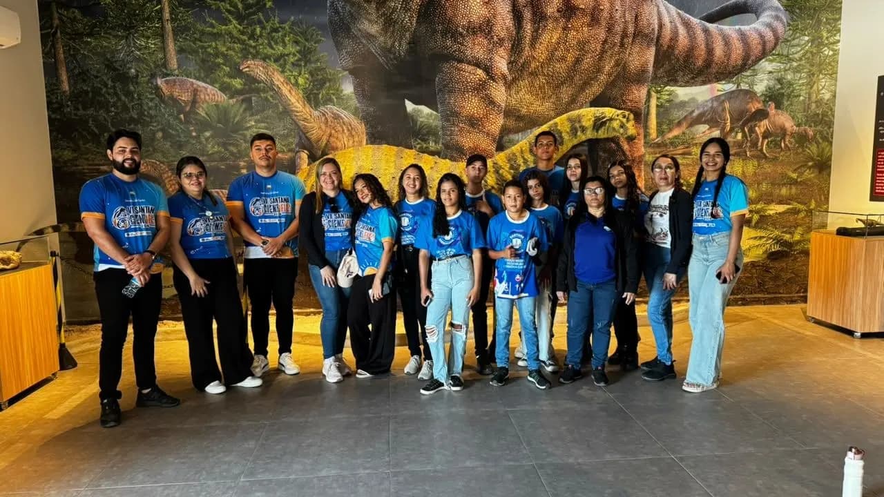 Vencedores do Santana Científico visitam Vale dos Dinossauros na Paraíba